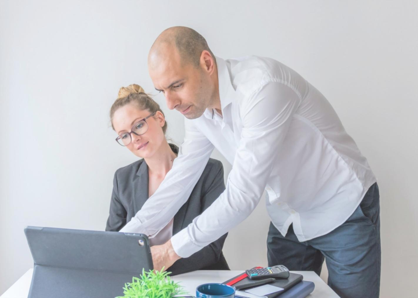 Team collaboration on financial modeling project